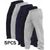 cheap Straight Leg-5Pcs Men's Straight Leg Sweatpants Fleece Trousers Casual Pants Drawstring Elastic Waist Multi-pack Plain Comfort Full Length Outdoor Travel Daily Vacation Fashion