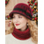 voordelige Dameshoeden-Kerstmuts en nekwarmerset van acryl voor dames – comfortabel geribbeld ontwerp met strikdetail, verkrijgbaar in meerdere kleuren, perfect voor wintervakanties en feestelijke gelegenheden