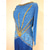 baratos vestido de competição-Vestido de dança latina feminino, azul royal, dourado, strass, manga comprida, franjas, traje de apresentação para competição de cha cha samba rumba