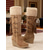 abordables Bottes de neige et d'hiver-Bottes compensées en daim marron pour femme avec revers en fausse fourrure – Design à lacets élégant avec pompons, bottes d'hiver chaudes et confortables pour une tenue décontractée et extérieure