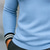 preiswerte Klassisches Poloshirt für Herren-Herren Waffel-Poloshirts Textur Lässig Sport Revers Langarm Mode Basic Farbblock Patchwork Farbblock Herbst Winter Frühling &amp; Herbst Schmale Passform Weiß Marineblau Waffel-Poloshirts
