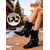 abordables Bottes à la mode-Bottines de cowboy à imprimé crocodile rouge pour femmes avec détails de chaîne et accents de strass, style d'inspiration western, parfaites pour Noël, les fêtes de fin d'année et les occasions festives