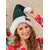 abordables Chapeaux pour femmes-Bonnet de Noël à paillettes pour femme avec nœud et clochette festifs, bordure en fourrure, accessoire de fête