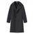 baratos Trench coat masculino-Homens Casaco Casaco impermeável Casaco longo Férias Diário Outono Inverno Poliéster A Prova de Vento Manter Quente agasalhos Roupa Moda Clássico Tecido Bolsos Lapela Trespassado