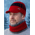 abordables Sombreros de mujer-Conjunto de gorro y polaina de cuello de punto navideño para hombre: gorro de invierno cálido y elegante con calentador de cuello forrado de piel en varios colores para actividades al aire libre durante las vacaciones y deportes de invierno.