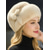 cheap Christmas Accessories-Women&#039;s Faux Fur Christmas Hat with Gem Flower Detail, Soft Plush Design in Multiple Colors for Winter Holidays