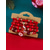 voordelige Damesarmband-Kerstarmbanden voor dames – feestelijke rode en groene kralenarmbanden met bedels van de kerstman, sneeuwvlok en kerstboom, perfect als cadeau voor de feestdagen