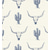 abordables camisas occidentales de los hombres-Hombre Cactus Impresión de vaca Camisa camisa occidental Camisa vaquera Manga Larga retro de la vendimia Exterior Vacaciones Primavera Otoño Cuello Vuelto Impresión 3D Camisa tipo lino Negro Blanco