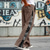 preiswerte Gerade Bein-Herren Jogginghose Hose Gerade geschnittene Sweatpants Kordelzug Tasche Elastischer Bund Paisley-Muster Patchwork Komfort Sport im Freien Täglich Mode Lässig Schwarz Braun Mikroelastisch