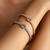 economico Braccialetti-Zircone Classico Mini Personalizzato Semplice Di tendenza Cromo Gioielli braccialetto Argento / Oro Per Matrimonio Feste Fidanzamento Balli di fine anno