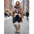 abordables Bottes de neige et d'hiver-Bottes compensées en daim marron pour femme avec revers en fausse fourrure – Design à lacets élégant avec pompons, bottes d'hiver chaudes et confortables pour une tenue décontractée et extérieure
