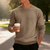 abordables Sweat-shirts basiques-Homme Sweat-shirt Sweat-shirt en polaire Gris Clair Col ras du cou Uni Quotidien Sport &amp; Loisir Fête Polyester Streetwear Basique Occasionnel Automne Hiver Vêtement Tenue Pulls Capuche Pulls