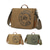 abordables Bolsos de hombre-Bolso bandolera de lona para hombre con gran capacidad, estilo vintage, ideal para portátil, libros y viajes.