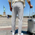 cheap Straight Leg-Men's Sweatpants Trousers Straight Leg Sweatpants Drawstring Pocket Elastic Waist Plain Comfort Sports Outdoor Daily Fashion Casual ArmyGreen Black Micro-elastic