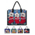 abordables Sacs à imprimés graphiques-Sac cabas de Noël pour femme – orné des motifs festifs de chats de Kayomi Harai et de chaussettes de Noël colorées, idéal pour les achats de Noël, les cadeaux et les célébrations hivernales.