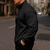 abordables Sudaderas Básicas_-Hombre Sudadera Sudadera de polar Sudadera con un cuarto de cremallera Negro Rojo Color Camello Gris Claro Gris Oscuro Media cremallera Plano Diario Deporte Festivos Poliéster Ropa de calle Básico