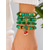 voordelige Damesarmband-Kerstarmbanden voor dames – feestelijke rode en groene kralenarmbanden met bedels van de kerstman, sneeuwvlok en kerstboom, perfect als cadeau voor de feestdagen