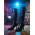 abordables Botas de moda-Botas negras hasta la rodilla para mujer con correas de hebilla con tachuelas y punta puntiaguda, botas de tacón de moda punk gótica para salir por la noche. &amp;fiestas de cosplay