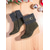 abordables Bottes de neige et d'hiver-bottes compensées à revers duveteux pour femmes, en daim marron avec fermeture éclair et boucle, bottes d'hiver chaudes et confortables pour le temps froid, les sorties décontractées et les fêtes de fin d'année