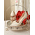 abordables mariée-Escarpins de mariage en satin ivoire à motif floral pour femmes - élégants escarpins à talon aiguille à bout pointu avec détail de fleur 3D pour mariées et demoiselles d'honneur &amp;occasions formelles