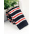 cheap Men's Ties &amp; Bow Ties-Men's Knit Stripe Tie - Stylish Woven Christmas Neck Tie with Red, White, and Black Stripes for Holiday Parties and Festive Occasions