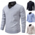 billige genser for menn-Herre Genser Pullover genser Riflet Strikke Vanlige topper 2 i 1 Strikket عادي Aftæpning Strikketøy Moderne Avslappet Dagligdagstøy Klær Vår Høst Navyblå M L XL