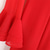 baratos Salão de Dança Padrão-vestido vermelho com babados para dança de salão feminina - vestido longo de manga comprida em linha A para competições, dança latina e eventos de dança