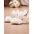 preiswerte Braut-Weiße Pumps mit Fesselriemchen und Blumenmuster für Damen – elegante Kitten-Pumps mit spitzer Zehenpartie für Hochzeiten und formelle Anlässe