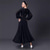 cheap Competition Wear-Women's Ballroom Dance Dress Black Chiffon Mesh Long Sleeve Elegant Waltz Tango Foxtrot Performance Competition Gown