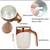preiswerte Becher &amp; Tassen-Selbstrührender automatischer Kaffeebecher, magnetischer Mixbecher mit Deckel, Edelstahl für Kaffee, Milch, heiße Schokolade, Proteinshakes, leicht zu reinigender tragbarer Reisebecher,