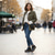 abordables Bottes de plate-forme-bottines compensées à plateforme pour femmes avec fermeture éclair latérale – baskets tendance décontractées et antidérapantes