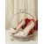 abordables mariée-Escarpins de mariage en satin ivoire à motif floral pour femmes - élégants escarpins à talon aiguille à bout pointu avec détail de fleur 3D pour mariées et demoiselles d'honneur &amp;occasions formelles