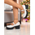 preiswerte Mary Jane Pumps-Burgunderrote Mary-Jane-Plateauschuhe für Damen mit Schnallenriemen, klobiger Sohle, lässiger und schicker Stil für Winter, Weihnachten und den Alltag