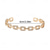 economico Braccialetti-Zircone Classico Lettere dell'alfabeto Personalizzato Di tendenza Cromo Gioielli braccialetto Argento / Oro Per Matrimonio Feste Fidanzamento Balli di fine anno