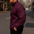 abordables Sudaderas Básicas_-Hombre Sudadera Sudadera de polar Sudadera con un cuarto de cremallera Negro Rojo Color Camello Gris Claro Gris Oscuro Media cremallera Plano Diario Deporte Festivos Poliéster Ropa de calle Básico