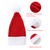 abordables Chapeaux pour femmes-Bonnet de Père Noël en tricot pour femmes et enfants, bonnet de Noël confortable en polyester avec pompon, parfait pour les photos de famille de vacances et les cadeaux de Noël