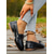 billige Slip-ons og loafers til kvinner-Dame Loafers Myke sko Sko med bred passform Komfort Sko Jul Daglig Morsdag Sløyfe Flat hæl Rund Tå Klassisk Fritid Komfort Fuskelær Tøfler Svart Rød Beige