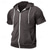 cheap Basic Hoodies-Men's Hoodie Full Zip Hoodie Black Pink Wine Purple Fuchsia Hooded Plain Drawstring Pocket Sports &amp; Outdoor Daily Holiday Polyester Streetwear Basic Casual Summer Spring Clothing Apparel Hoodies