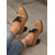 ieftine Pantofi cu toc gros-Pantofi verzi cu toc și șireturi pentru femei – pantofi eleganți cu toc bloc pentru Crăciun, petreceri, ieșiri casual și modă de iarnă