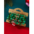 voordelige Damesarmband-Kerstarmbanden voor dames – feestelijke rode en groene kralenarmbanden met bedels van de kerstman, sneeuwvlok en kerstboom, perfect als cadeau voor de feestdagen