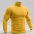 cheap Men's Pullover Sweater-Men's Pullover Sweater Jumper Knit Sweater Ribbed Knit Regular Tops Knitted Plain Turtleneck Fashion Basic Vacation Daily Wear Clothing Apparel Fall Winter Wine Black S M L