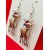voordelige Damesoorbellen-Kerstcadeau voor dames: acryl rendieroorbellen, schattig vakantieontwerp met kerstmuts, leuk feestelijk accessoire voor feesten en bijeenkomsten