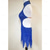 baratos vestido de competição-Vestido de dança latina feminino, azul royal, com strass, recorte, traje de competição para cha cha, samba jive