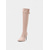 preiswerte Modische Stiefel-Rote Overknee-Stilettostiefel für Damen – High Heels mit Schnalle aus Kunstleder für Partys und das Nachtleben &amp;Weihnachtsfeiern