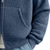 abordables sweats à capuche basiques pour hommes-Homme Sweat à capuche Sweat à capuche zippé intégral Sweat à capuche gaufré Gris Clair À capuche Uni Fermeture éclair Texturé Occasionnel Quotidien Sport &amp; Loisir Polyester Streetwear Frais Vêtements