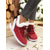 abordables Botas de nieve e invierno-Mujer Botas Botas de nieve Botas con cordones Botas de invierno Navidad Diario Forrado con Lana Botines Botines Tacón Plano Dedo redondo Casual Piel Sintética Tejido Mocasín Negro Rosa Rojo