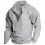 abordables Sudaderas Básicas_-Hombre Sudadera Sudadera de polar Sudadera con un cuarto de cremallera Negro Rojo Color Camello Gris Claro Gris Oscuro Media cremallera Plano Diario Deporte Festivos Poliéster Ropa de calle Básico