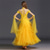 ieftine Sala de bal standard-Rochie de dans de societate pentru femei, roz aprins, cu aplicații florale, cu strasuri, straturi de organza, elegantă, pentru concurs, vals, tango, foxtrot