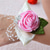 baratos Buquês de Casamento-Flores de pulso de casamento Buquê de Pulso Casamento / Festa / Eventos Miçanga / Cetim / Tecidos Floral