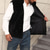 preiswerte Men's Vest-Herren Weste aus Wildlederimitat Weste Gilet Outdoor Täglich Mode Lässig Herbst Winter Tasche Kunstpelz Bequem Einfach Reisverschluss Stehkragen Normale Passform Schwarz Weste